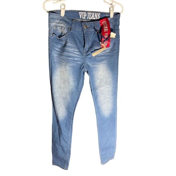 VIP Jeans Denim - VIP Jeans Women's Size 8 Blue Stretch Skinny Jeans Medium Wash